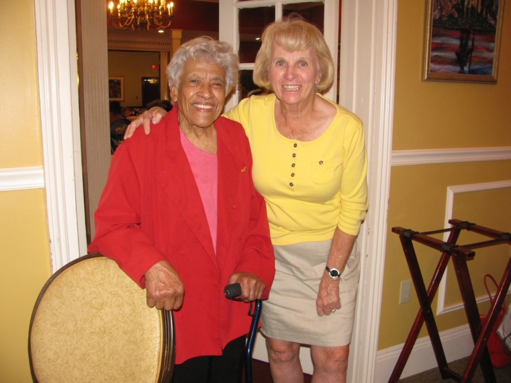 Marion with Chef Leah Chase