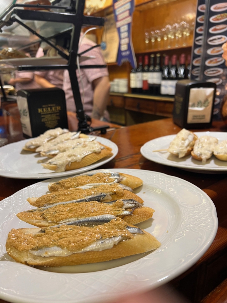 Anchovies Pintxos