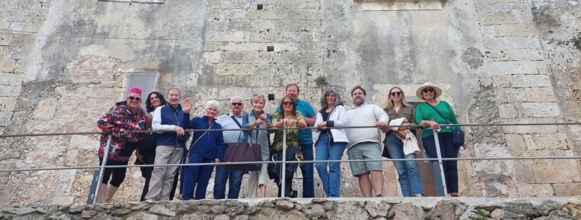 Jenna with group in Sicily